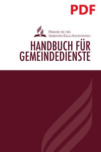 Handbuch für Gemeindedienste, evangelischer Adventist, deutsch, christliche Liturgie, Kirche, Predigt, religiöse Literatur, advent-verlag.de.