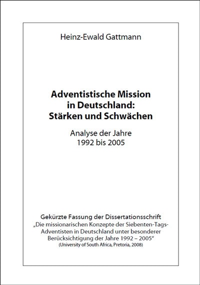 Adventistische Mission in Deutschland: Stärken und Schwächen