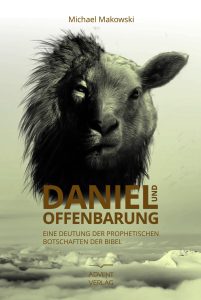 Erstaunliche Mischung aus Löwe und Lamm, symbolisiert die biblische Prophetie über Daniel und die Offenbarung, ideal für christliche Literatur und religiöse Studien.
