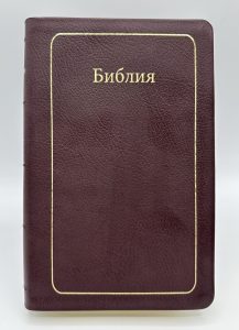 Edle gebundene Bibel in dunklem Rot mit goldener Umrahmung und goldener Schrift, perfekte Geschenk- oder Sammler-Ausgabe, ideal für Bibellese und spirituelle Studien, hochwertiges Design.