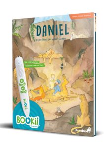 Abenteuerliches Kinderbuch "Daniel in der Stadt der vielen Götter" mit Hörstation und über 1.000 Audiofiles, spannende Geschichten, Lieder und Texte, fördert Lesen, Hören und Erlebnis für Kinder, ideal für Bildung und Unterhaltung.
