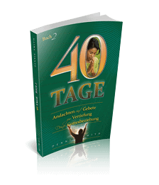 Gebet und Meditation für geistliche Vertiefung und göttliche Beziehung, dargestellt durch ein spirituelles Buchcover mit offenen Händen und betender Frau auf dem Cover.