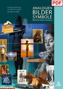 Analogie Bilder Symbole Buch über biblische Texte verstehen, Studienleitung, Standardausgabe, April Mai Juni 2025, christliche Bildung, religiöse Symbole, Bibelstudium, theologische Studien, Advent-Verlag.