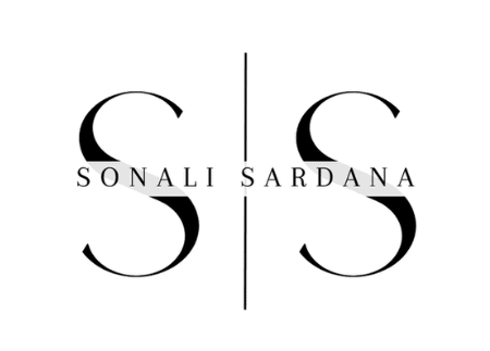 Logo of Advocate Sonali Sardana featuring initials S S and her name for legal branding and professional identity.