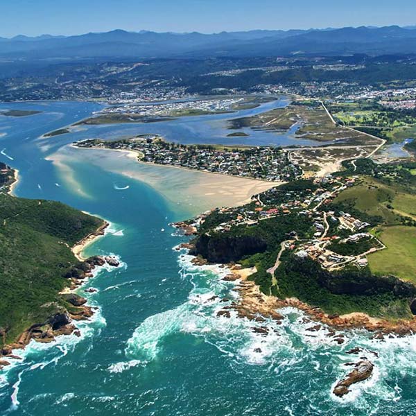 Aerial view of Knysna