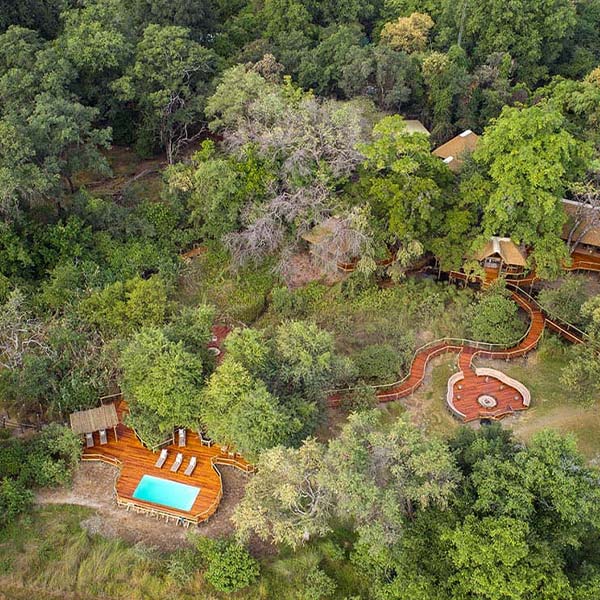 Holiday resort in safari