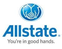 Allstate Insurance logo with clapsed hands