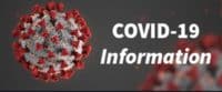 Covid -19 virus image with statement "Covid-19 Information"