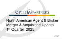 Insurance Agency Mergers and Acquisitions Wane in Q1-2025