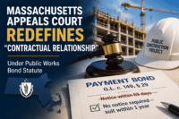 Massachusetts Appeals Court decision expanding third party beneficiary rights under Section 29 payment bond law