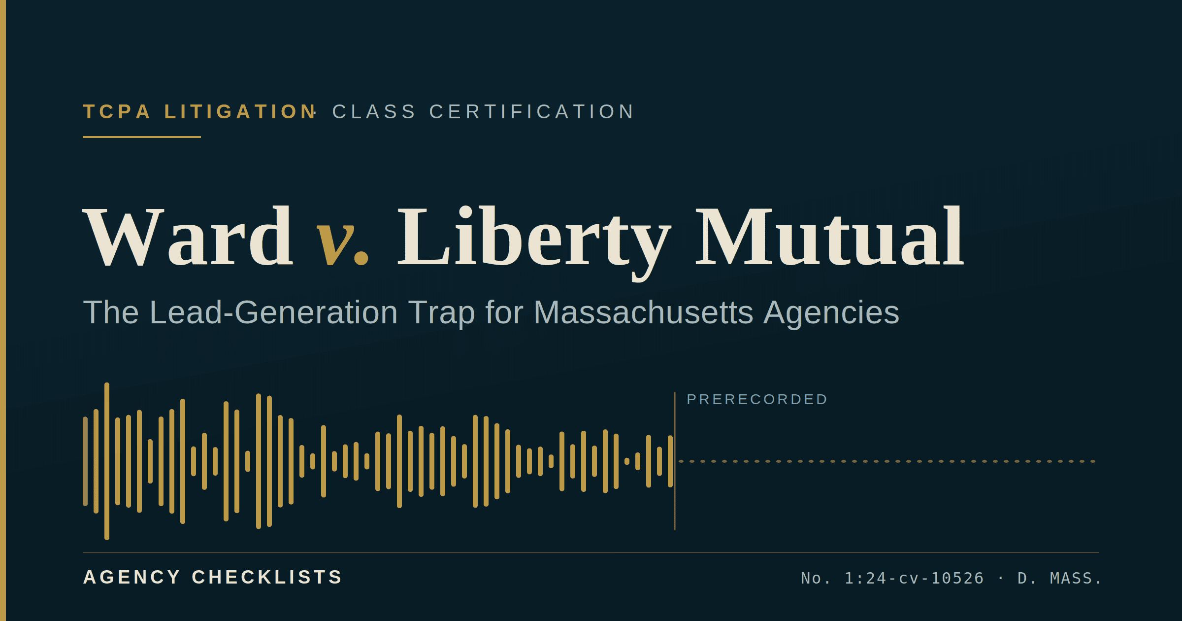 Insurance agency marketing leads flowing through multiple vendors before telemarketing outreach, illustrating TCPA risks discussed in Ward v. Liberty Mutual.