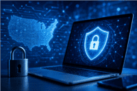 Cybersecurity concept illustrating the NAIC's report that an Oracle PeopleSoft zero-day vulnerability enabled unauthorized access to portions of its website environment.