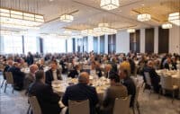 Ryan Towle receiving the 2026 Insurance Professional of the Year Award at the InterContinental Boston