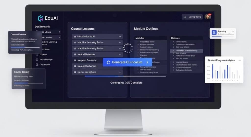 ai course creation tools for coaches generating lesson plans automatically