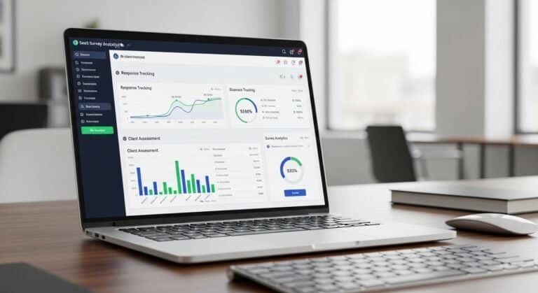 ai survey tools for consultants dashboard showing questionnaire analytics and response tracking