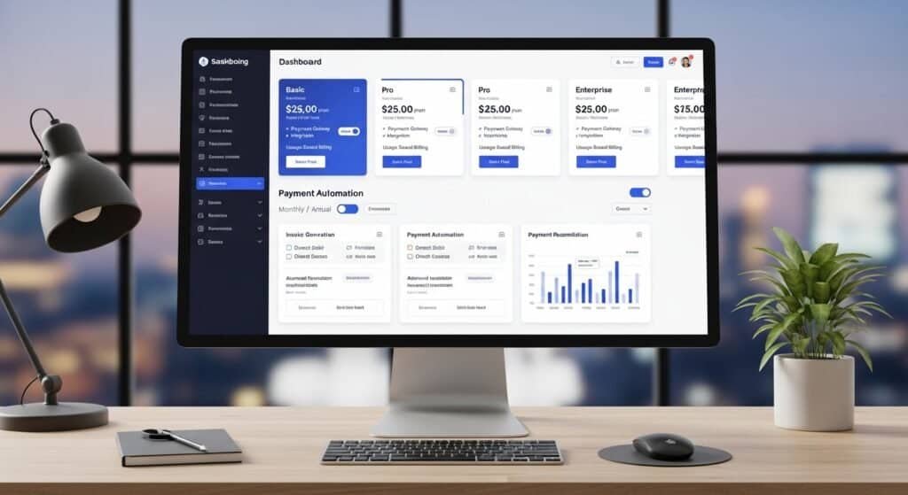 Pricing tiers for automated billing software platforms