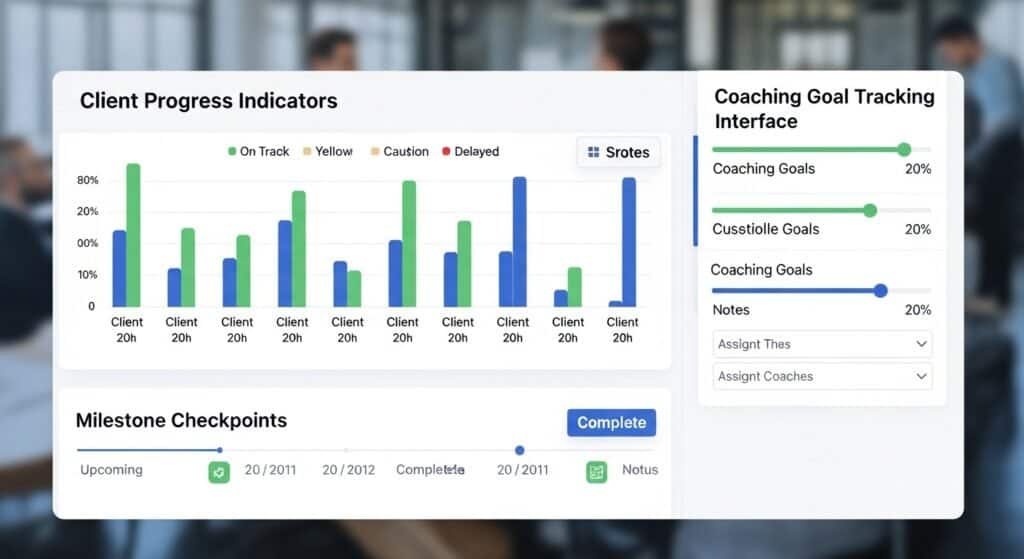 ai client progress tracking software for coaches tracking client goals and milestones