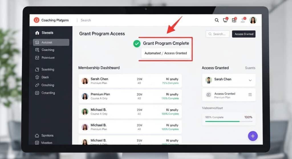 ai client onboarding software for coaches granting automated program access to new clients