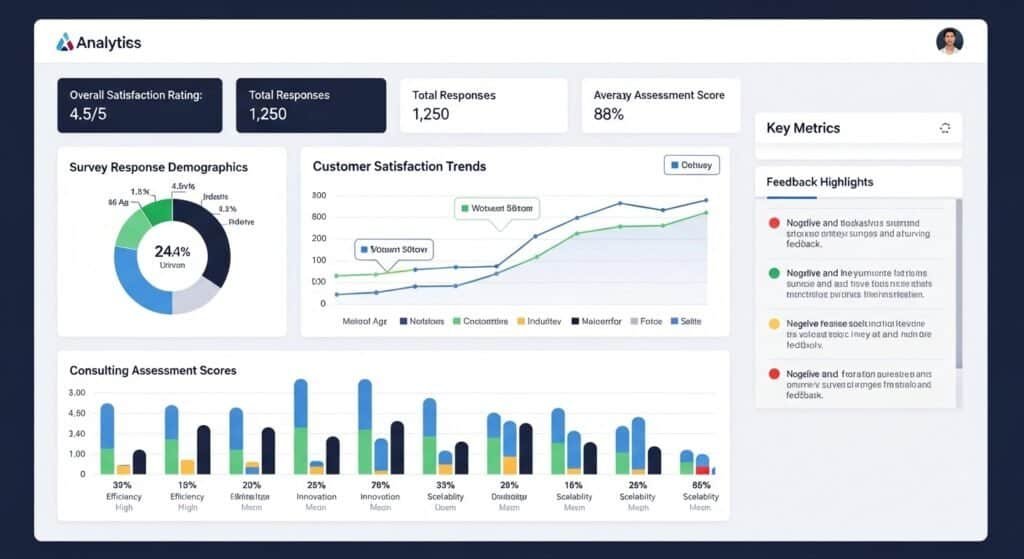 ai survey tools for consultants analyzing survey response data and insights