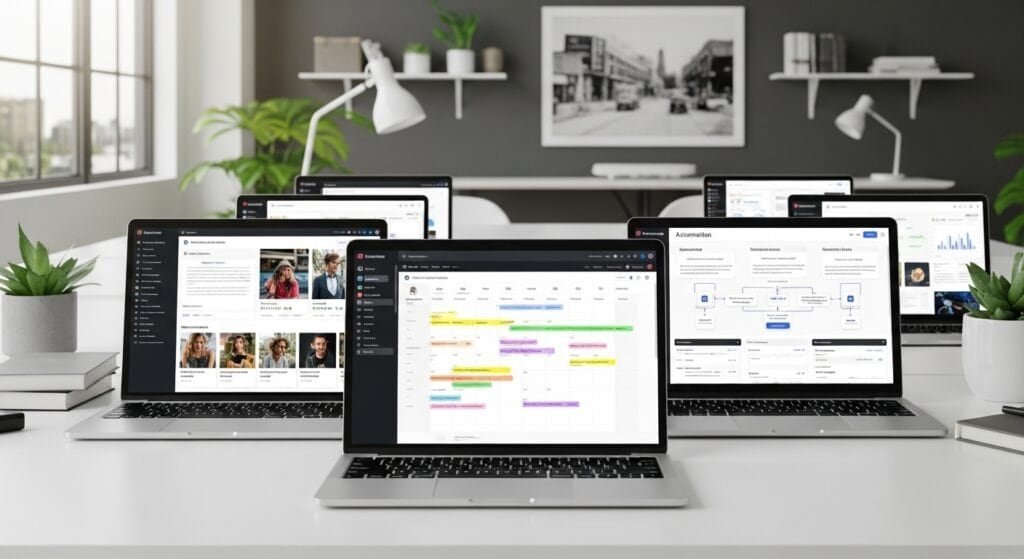 Popular AI content scheduling tools for coaches with dashboards