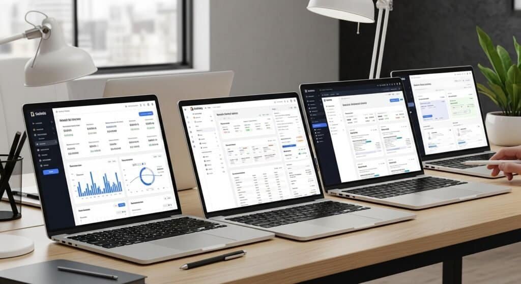 Comparison of invoice automation tools used by coaching businesses