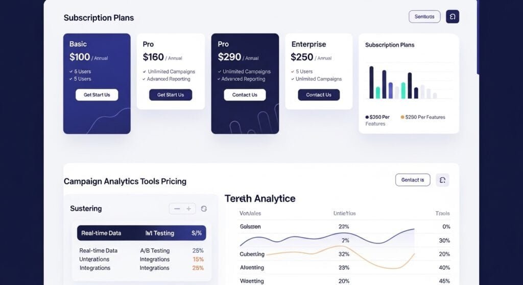 Pricing tiers for marketing analytics software platforms