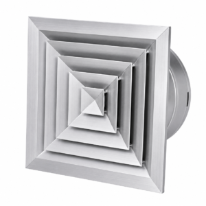 Diffuseur Carré 4 Directions Aluminium