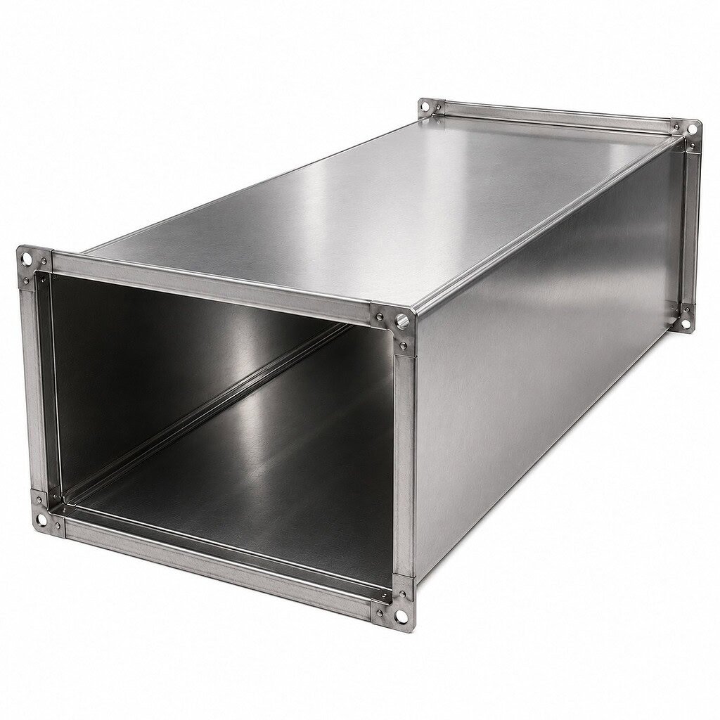 Gaine Rectangulaire en Tôle Inox