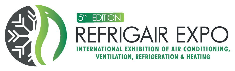 Logo de Refrigair Expo 2027, 5ème édition du salon international de la climatisation, ventilation, réfrigération et chauffage à Casablanca