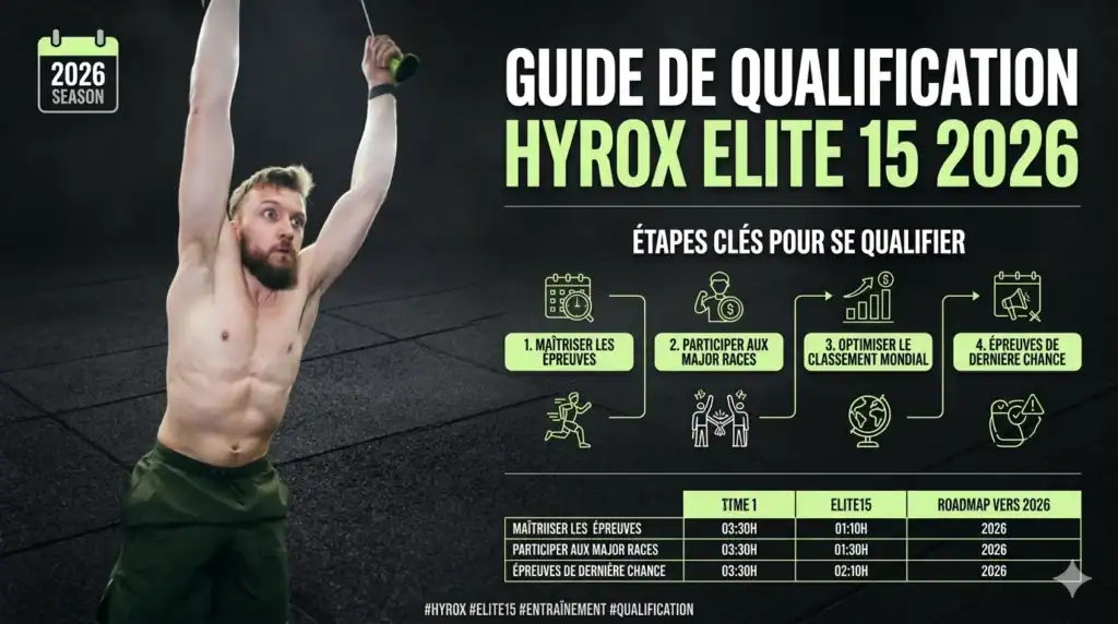 Qualification Hyrox Elite 15 — système de points et licence athlète 2026