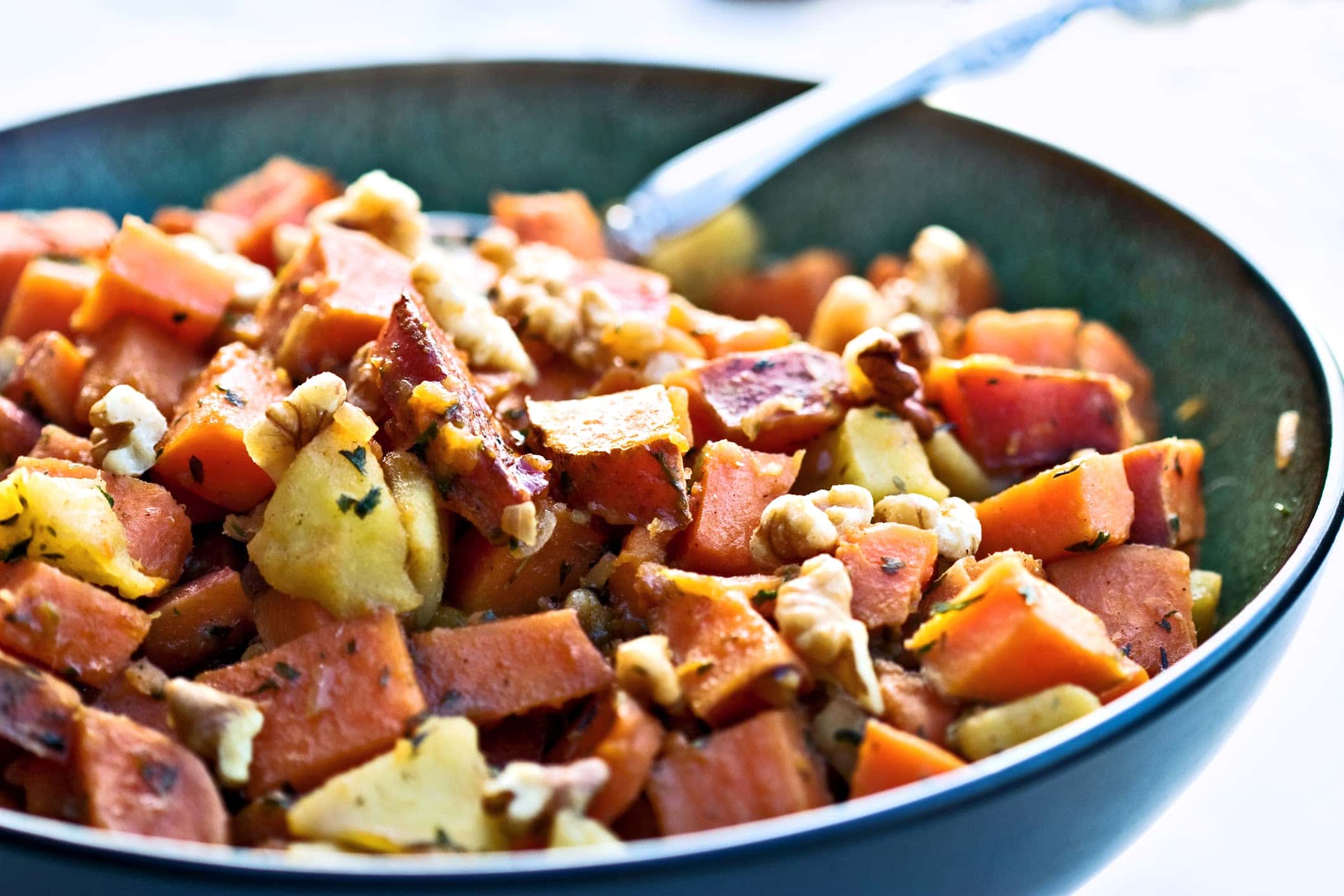 HEALTHY EATING |Lime Roasted Sweet Potato Hash Recipe