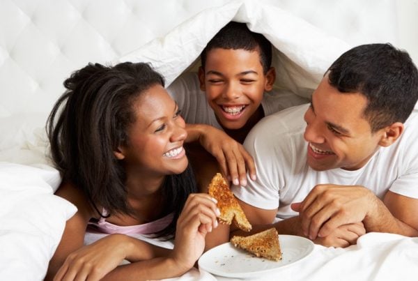 Healthy Breakfast in Bed