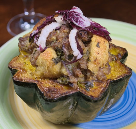 Stuffed Squash with Sausage