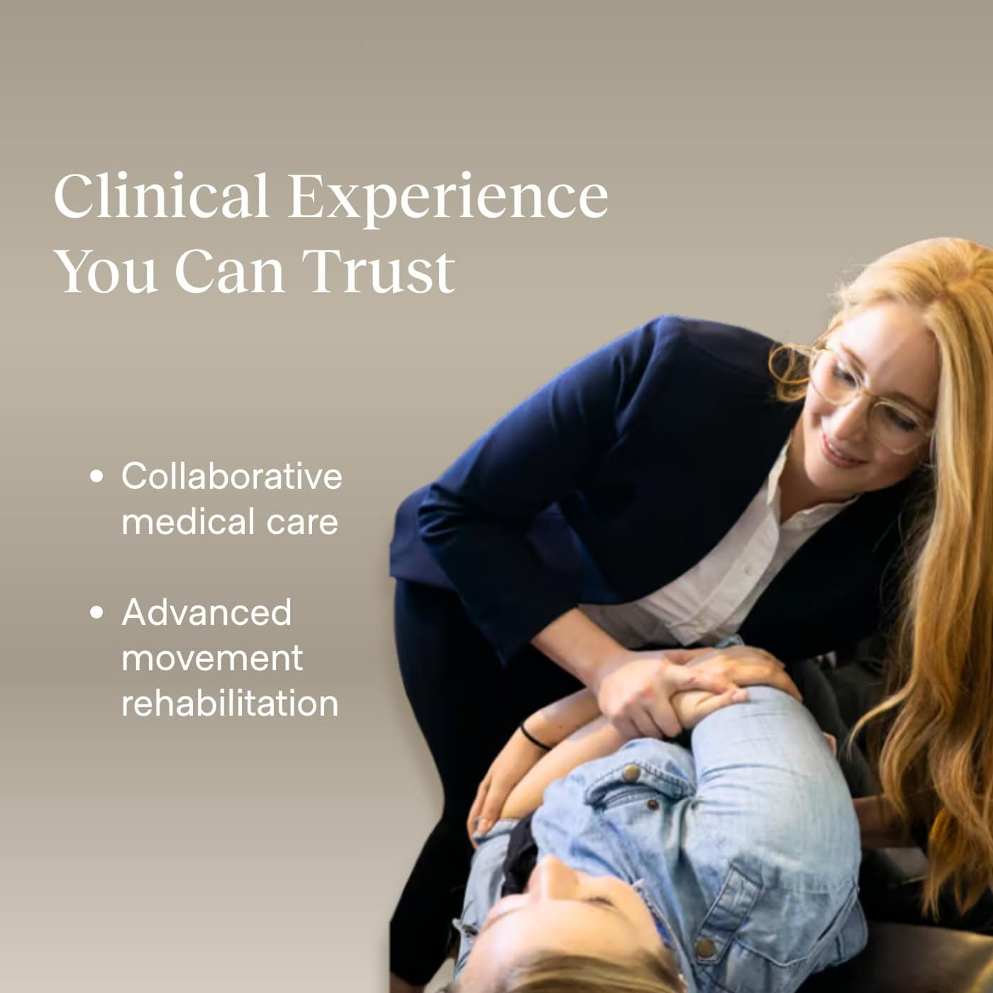 Aligned Modern Health patient care imagery