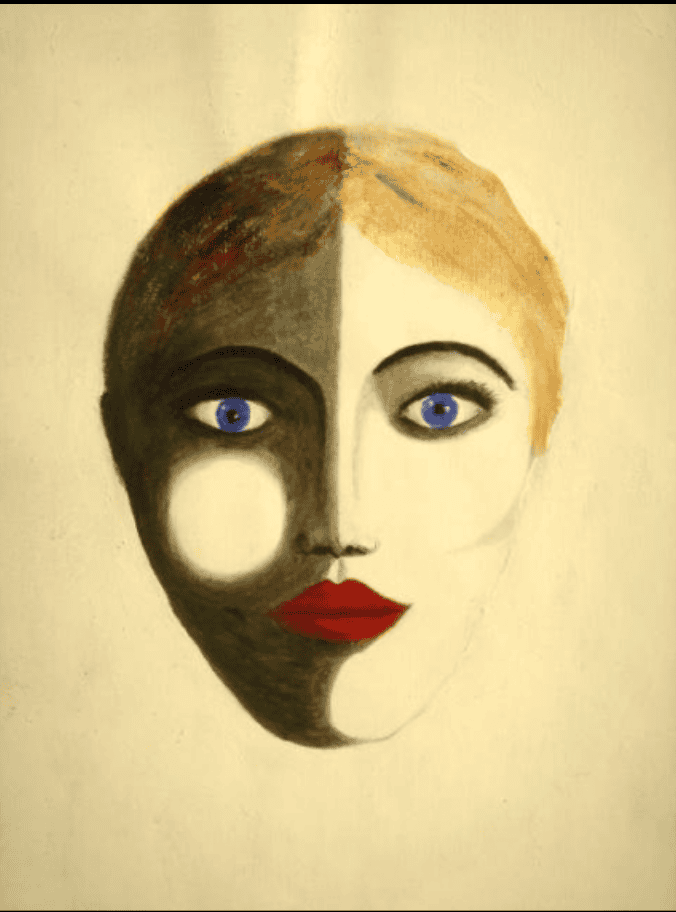 FEMME FATALE (oil on canvas paper)