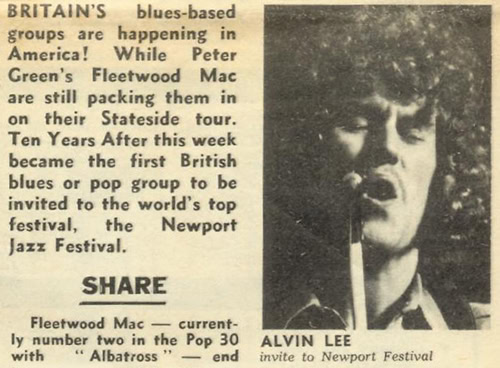 Ten Years After 1969 Jan-July