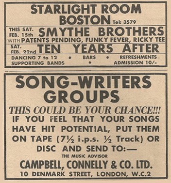 Ten Years After 1969 Jan-July
