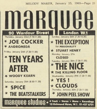 Ten Years After 1969 Jan-July