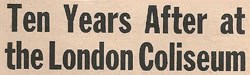 Ten Years After (1971 August to December)