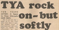 Ten Years After (1971 August to December)