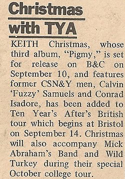 Ten Years After (1971 August to December)