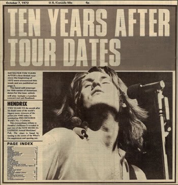Ten Years After (1972 July to December)