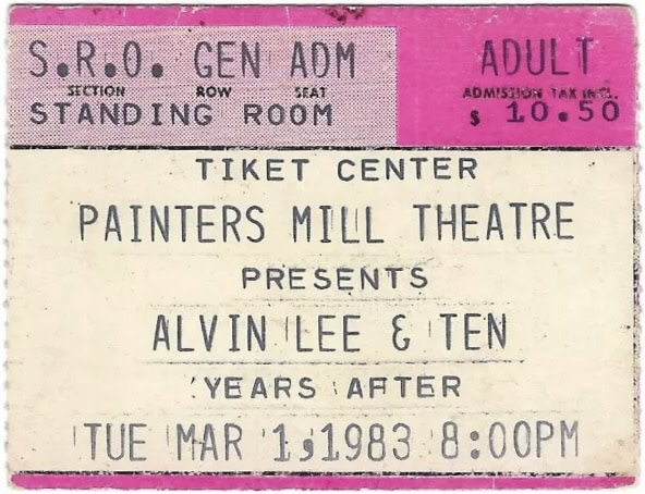 Alvin Lee Gigography