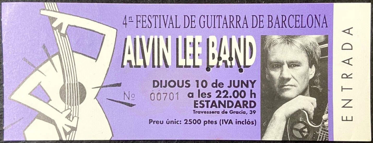 Alvin Lee Gigography