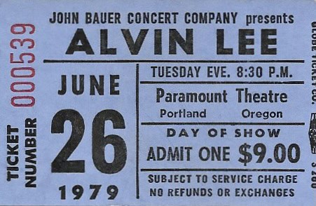 Alvin Lee Gigography
