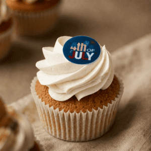 4th of july cupcake big