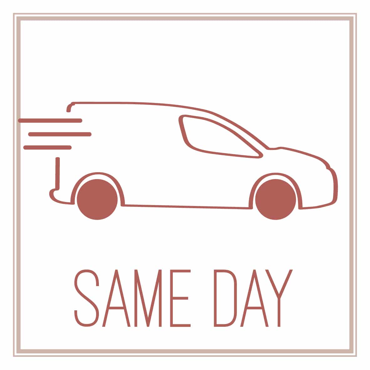 Same Day pick up (bestel voor 11:00am - ophalen 13-15:00u)