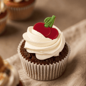 Black forest cupcake