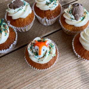 Bosdieren cupcakes 1