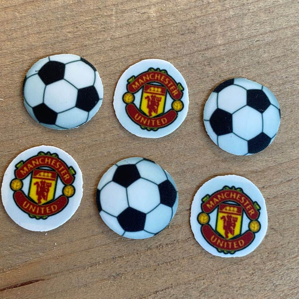Eetbare-print-voetbal-manchester-united